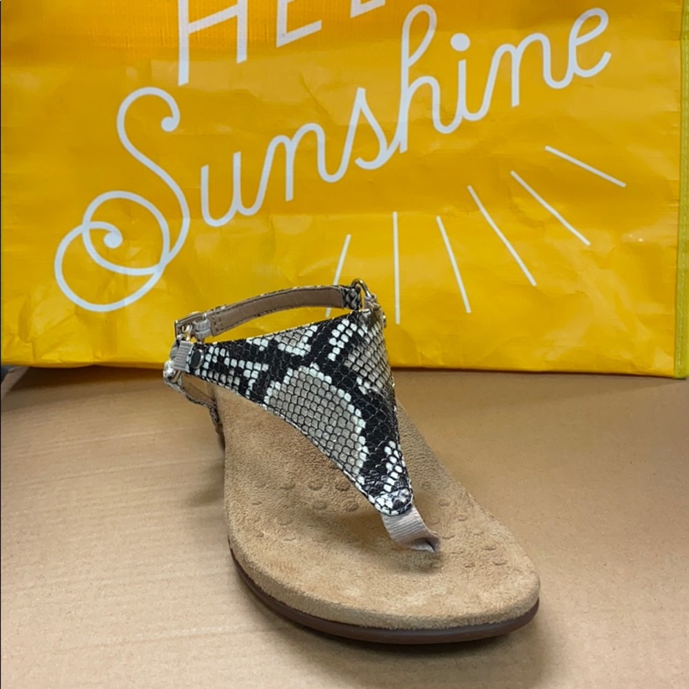 Vionic animal print sandals